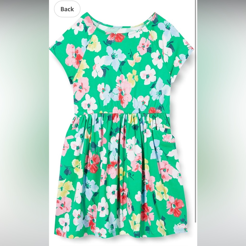 Joules Girls Jude Floral Print Dress